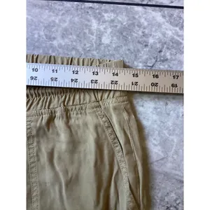 True Religion Women Khaki Jogger Pants Elastic Waist Drawstring Tan Size S thumbnail 4