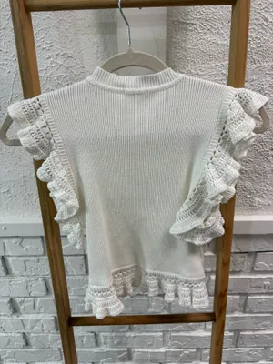 Tularosa Knit Ruffle Sleeve Sweater Top thumbnail 4