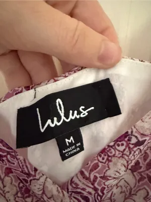 Lulu's These Memories Lavender Floral Print Ruffled Midi Dress Flawed Medium thumbnail 5