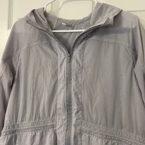 Lululemon Lightweight Full Zip Jacket Windbreaker In The Clear Size 6 Purple thumbnail 4