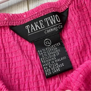 Y2K Polka Dot Top floral sleeveless womens Pink (xlarge) ribbon vintage casual thumbnail 2
