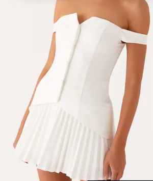 Peppermayo White Mini Dress thumbnail 1