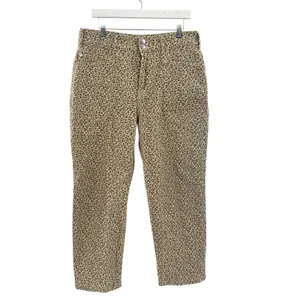 Anthropologie Pilcro The Wanderer Mid Rise Relax Leg‎ Jeans Leopard Size 31 thumbnail 7