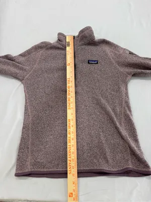 Patagonia Women's Better Sweater 1/4- Zip purple Large thumbnail 4