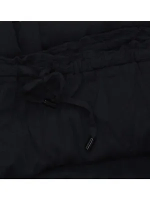 NWT Sanctuary Coastal Covers Crinkle Cotton Baggy Barrel Cargo Pants Black XL thumbnail 8