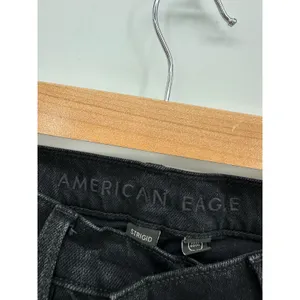 American Eagle Womens Strigid Super High Rise Baggy Straight Denim‎ Jeans Sz 4 thumbnail 4