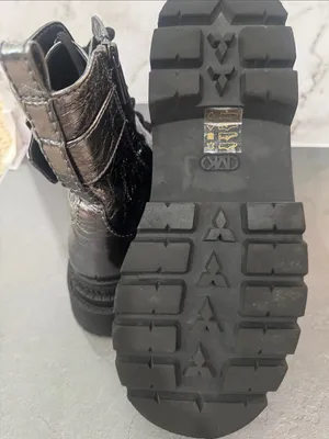 MK Colby Crackled Metallic Leather Combat Boot thumbnail 8