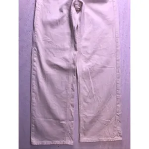Old Navy Sky-Hi‎ Wide Leg Jeans Womens 2 Cream Extra High Rise Ecru thumbnail 4