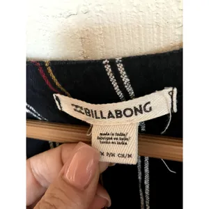 BILLABONG Secret Tells Open Front Top Wrap Cover Up Size S / M BEACHY LOUNGE thumbnail 4