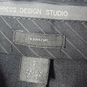 Express Editor gray work career slacks pants sz 2 thumbnail 6