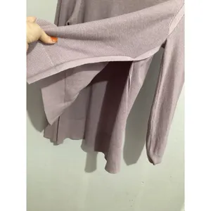 Banana Republic Pima Cotton Cashmere Purple Top thumbnail 6
