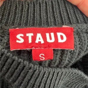 STAUD Marylebone sweater dress black‎ sz thumbnail 4