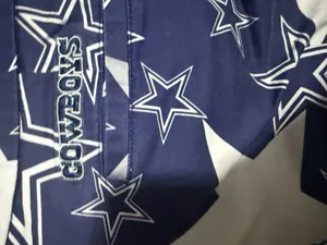 Loudmouth x Dallas Cowboys Navy/Silver Active Star Mini Skirt Size 16. thumbnail 6