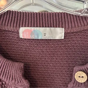 FP BEACH HAILEE SWEATER SET HENLEY PULLOVER & WIDE LEG PANT purple Maeve thumbnail 6