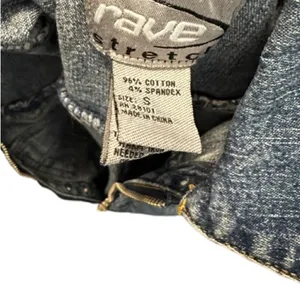 Vintage‎ Rave Stretch Denim Jumpsuit thumbnail 5