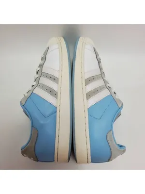 Adidas Originals The Brand With The Three Stripes Blue White Gray Sneakers 9.5 thumbnail 10