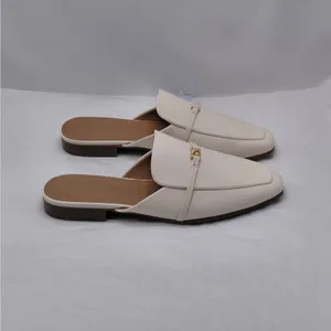 Aerosoles Womens Loafer Mules Size 9.5M Ivory Leather Quiet Luxury Comfort Shoes thumbnail 3