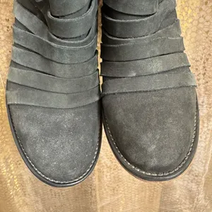 Free People Boho Hybrid Strappy Leather Women’s Ankle Bootie in Black EU37/6.5-7 thumbnail 3