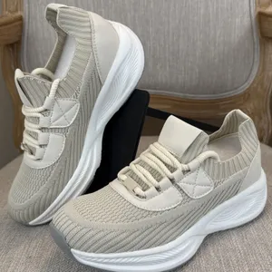 Outwoods Women's lightweight athletic mom sneaker resort travel cream color 6.5 comfort thumbnail 5
