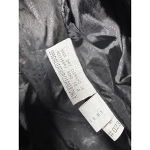 Global Identity G-III Womens Black Leather Paisley Embossed Trench Coat Duster L thumbnail 10