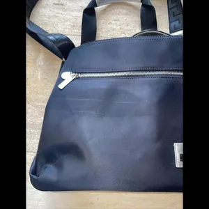 Versace Parfume Crossbody Nylon Bag‎ Saddle Bag Black Designer thumbnail 2