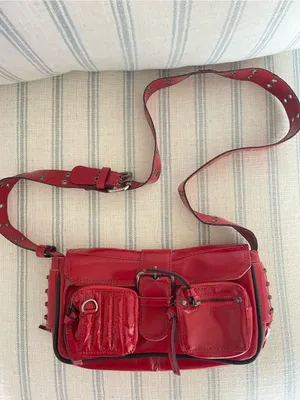 Free People High Speed Crossbody Bag in Red Lip thumbnail 3