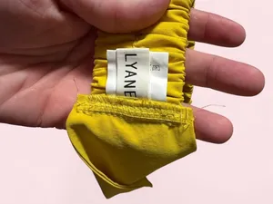 Yellow Bow Tie Halter Top thumbnail 3