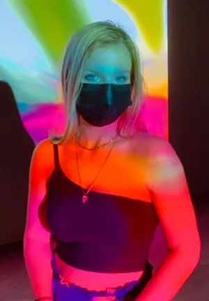 One Shoulder Boutique Blank Tank Black thumbnail 1