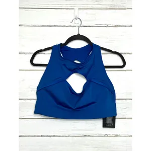 Savage X Fenty Hotline Plus Size 2X Sports Bra Blue Cutout Activewear thumbnail 2