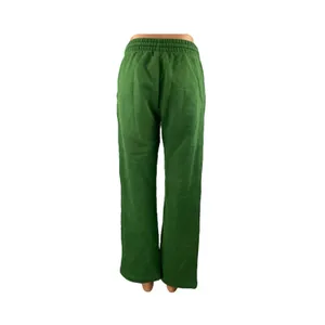 Aritzia TNA Sweatfleece Green Elastic Waist Wide Leg Trousers Sweatpants Size XS thumbnail 3