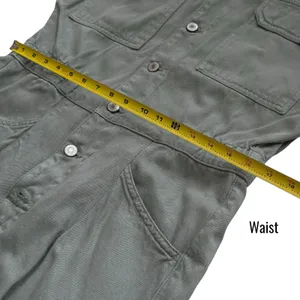 Free People Marci Coverall Jumpsuit in Washed Army Grunge Work Outdoors M‎ thumbnail 13