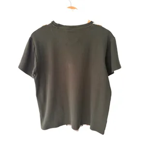 Denim & Flower Ricky Singh Color Block T-Shirt Black Brown Cream USA L thumbnail 5