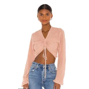 Beach Riot Kenzi Sweater Medium M Rose Cloud Pink Knit Pullover Cozy Designer⁠ thumbnail 11