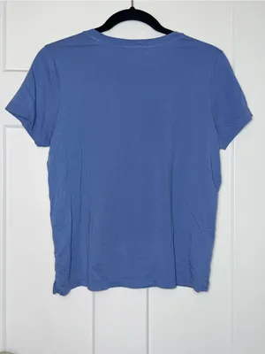 Goldie Solid Blue Short Sleeve Tee thumbnail 2