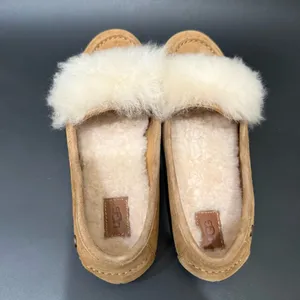 UGG Kaley Wisp Suede Sheepskin Loafer Size 6 thumbnail 4