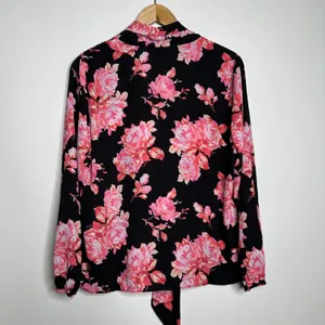 J. Crew NWT Midnight Rose Tie Neck Long Sleeve Blouse Size Small thumbnail 8