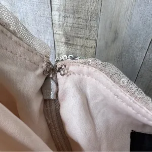 Xscape (with flaws)Size 10 Beige/Tan Underlay Silver Sequin 1 Arm Party … thumbnail 12