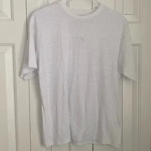 Madewell Linen-Blend Crewneck Oversized Tee White M thumbnail 2