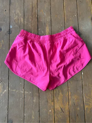 CRZ YOGA Feathery-Fit Hot Pink Athletic Running Shorts thumbnail 7