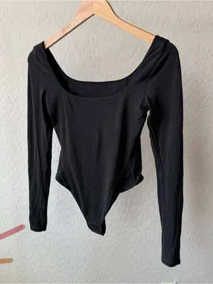 Lululemon Wundermost Ultra-Soft Nulu Square-Neck Long-Sleeve Bodysuit thumbnail 4
