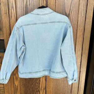 Zyia Crossroads Denim jacket‎ Light Wash size Large thumbnail 7