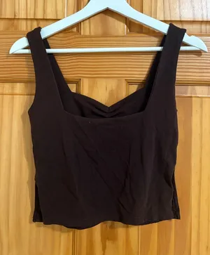 Boutique Brand Size Small Brown Tank Top thumbnail 1