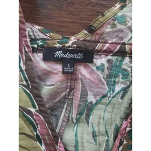 Madewell Floral Top Size L Preppy Casual thumbnail 2
