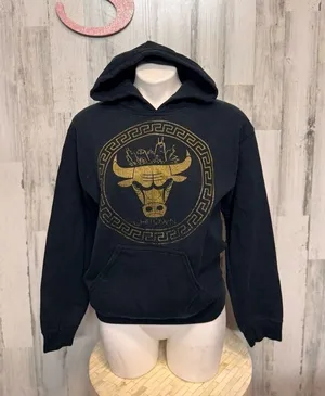 Black Chicago bulls hoodie size small thumbnail 1