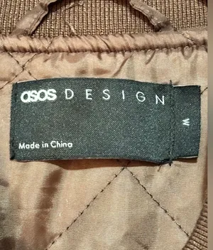 ASOS Design Extreme Oversized Borg Bomber Jacket thumbnail 6