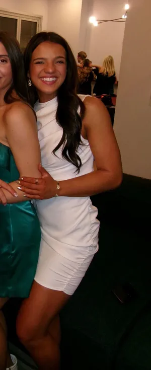 Single Sleeve White Dress thumbnail 2