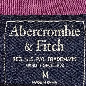 Abercrombie‎ & Fitch Graphic Logo T-Shirt Medium Purple Acid Wash Vintage Style thumbnail 4