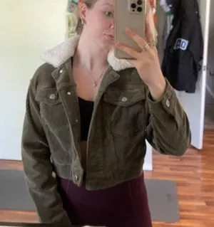 Faux green jacket thumbnail 1