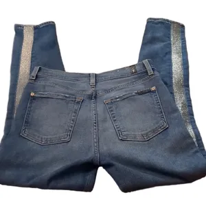 7 for all mankind high waist ankle skinny jeans size 27 thumbnail 6
