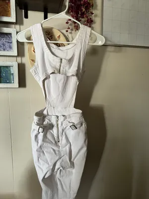 Urban Outfitters Cut Out Denim Jumpsuit thumbnail 4